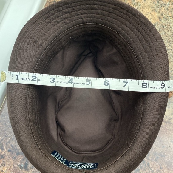 2 Fedora Hats brown/black. Pinch style Levi’s Strauss co. Cotton - Picture 11 of 12
